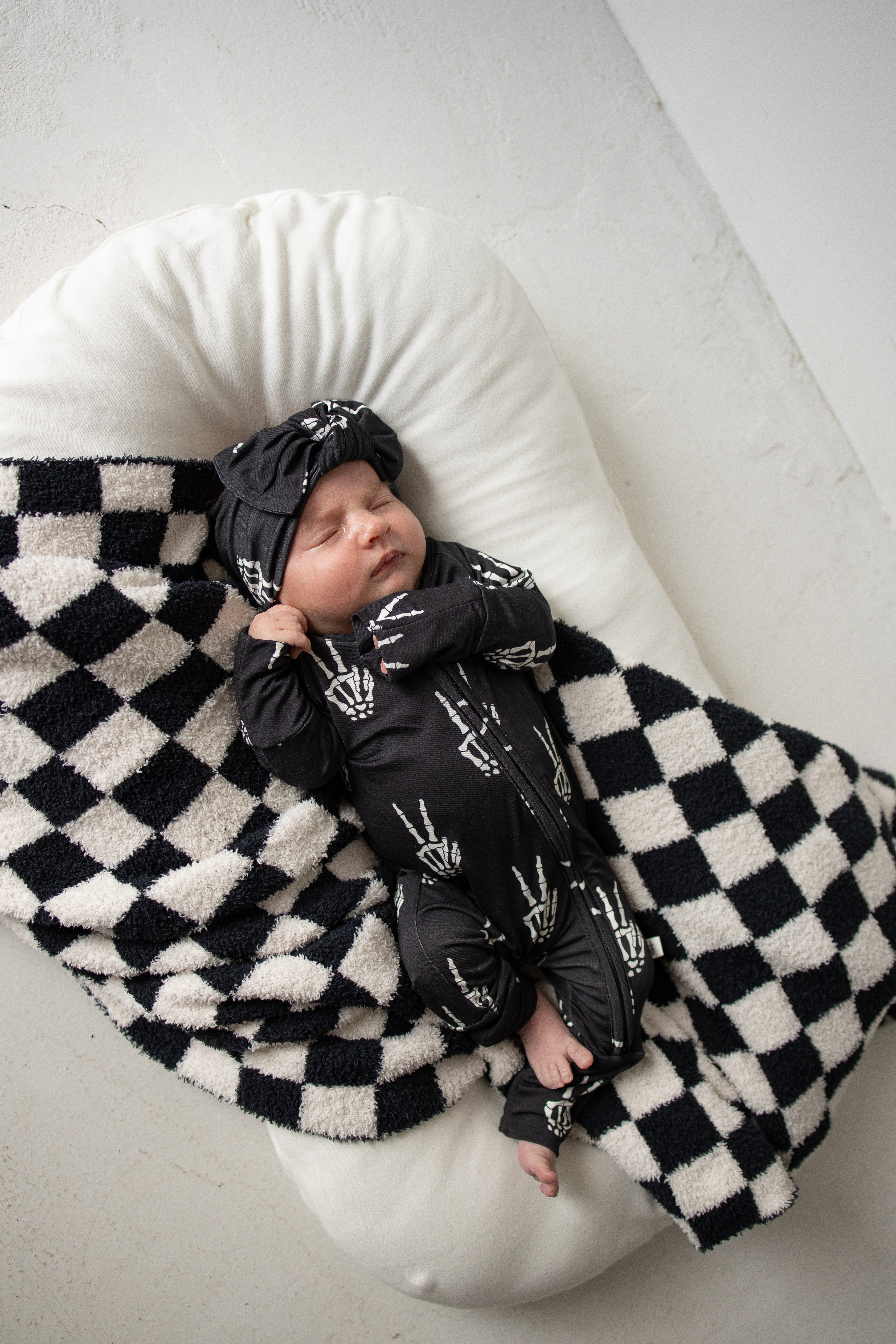 Bamboo Head Wrap | Midnight Skelly