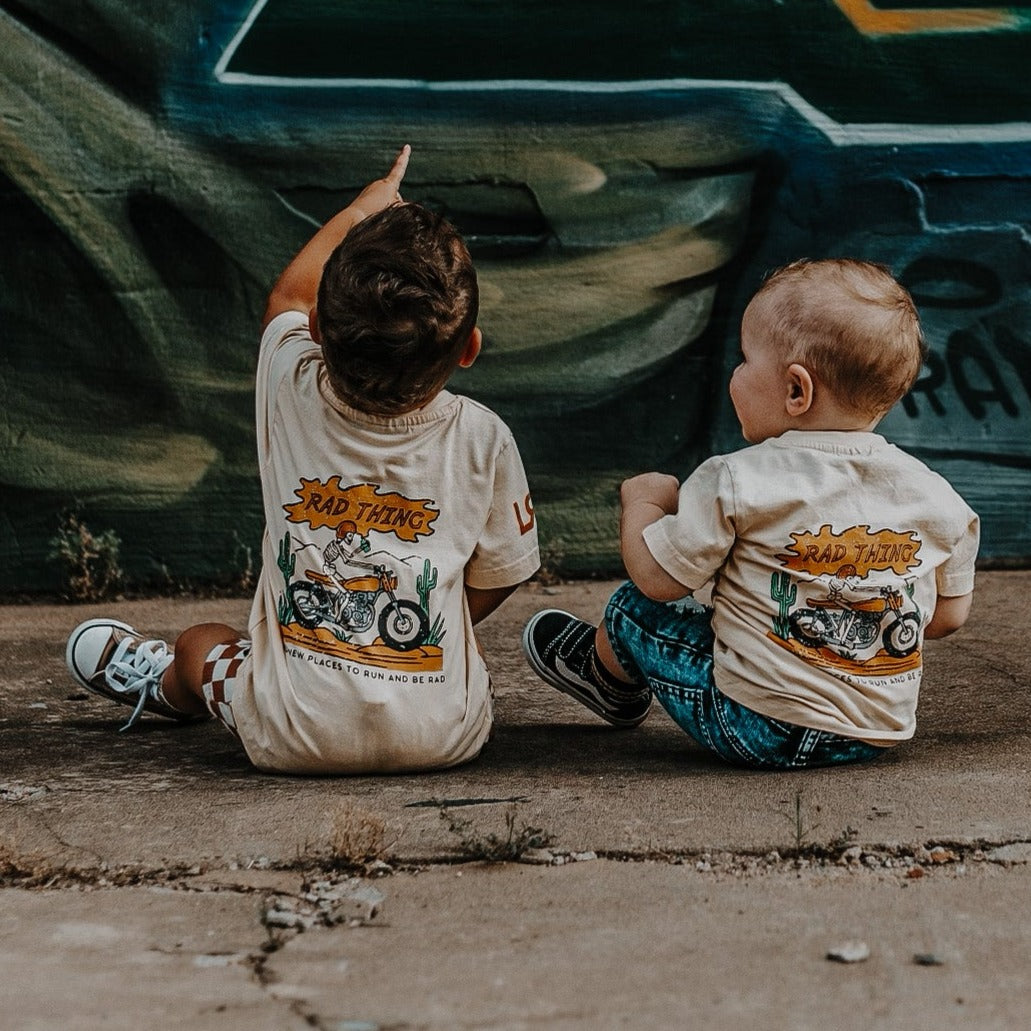 Toddler Boys Graphic Tees Where The Rad Things Are Little Rad Things