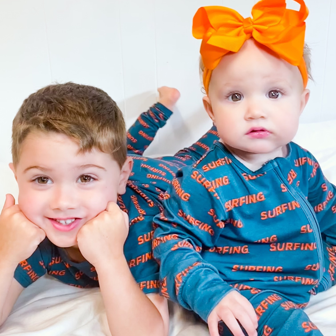 Pipeline Dreams - One Piece Sleepwear - Little Rad Things - Pajamas For Babies