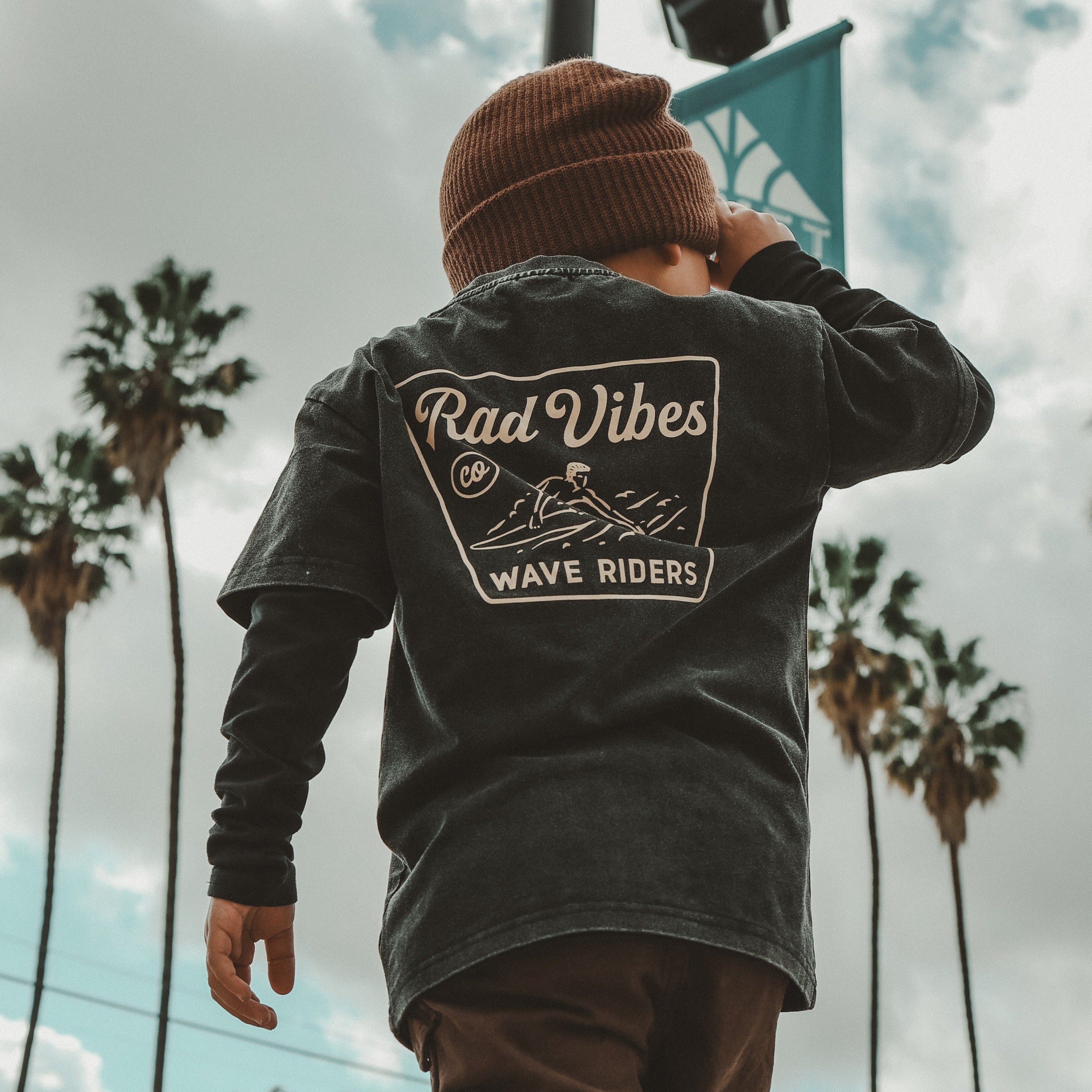 Toddler Boys Graphic Tees Mavericks Black Little Rad Things