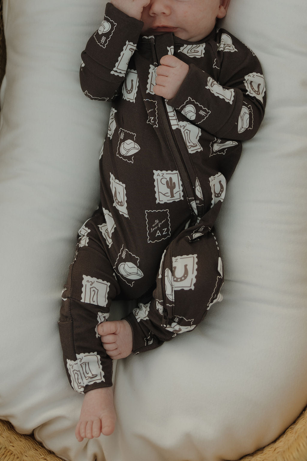 Bamboo Zip Pajamas | With Love from AZ