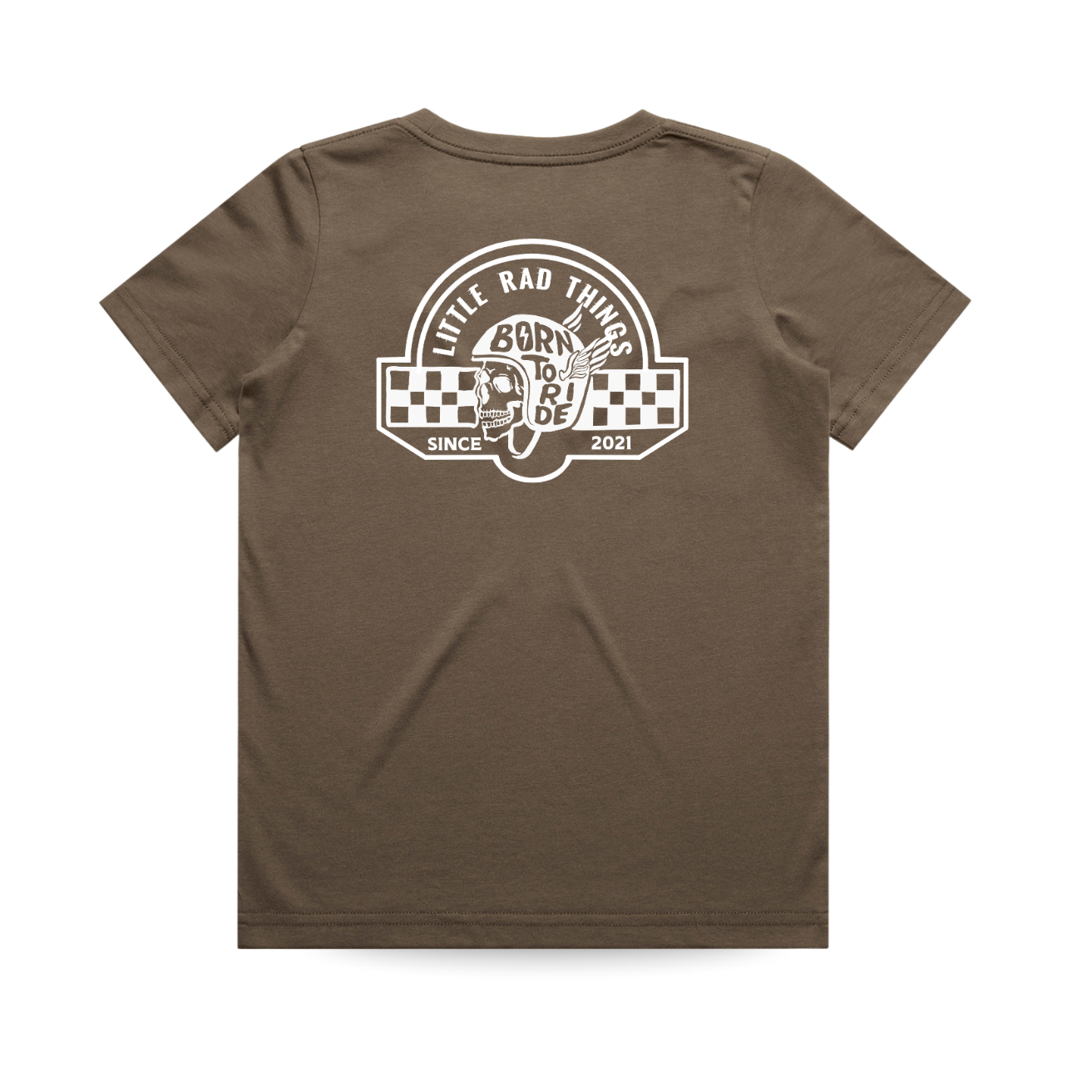 TIL DEATH DO WE RIDE TEE - BROWN
