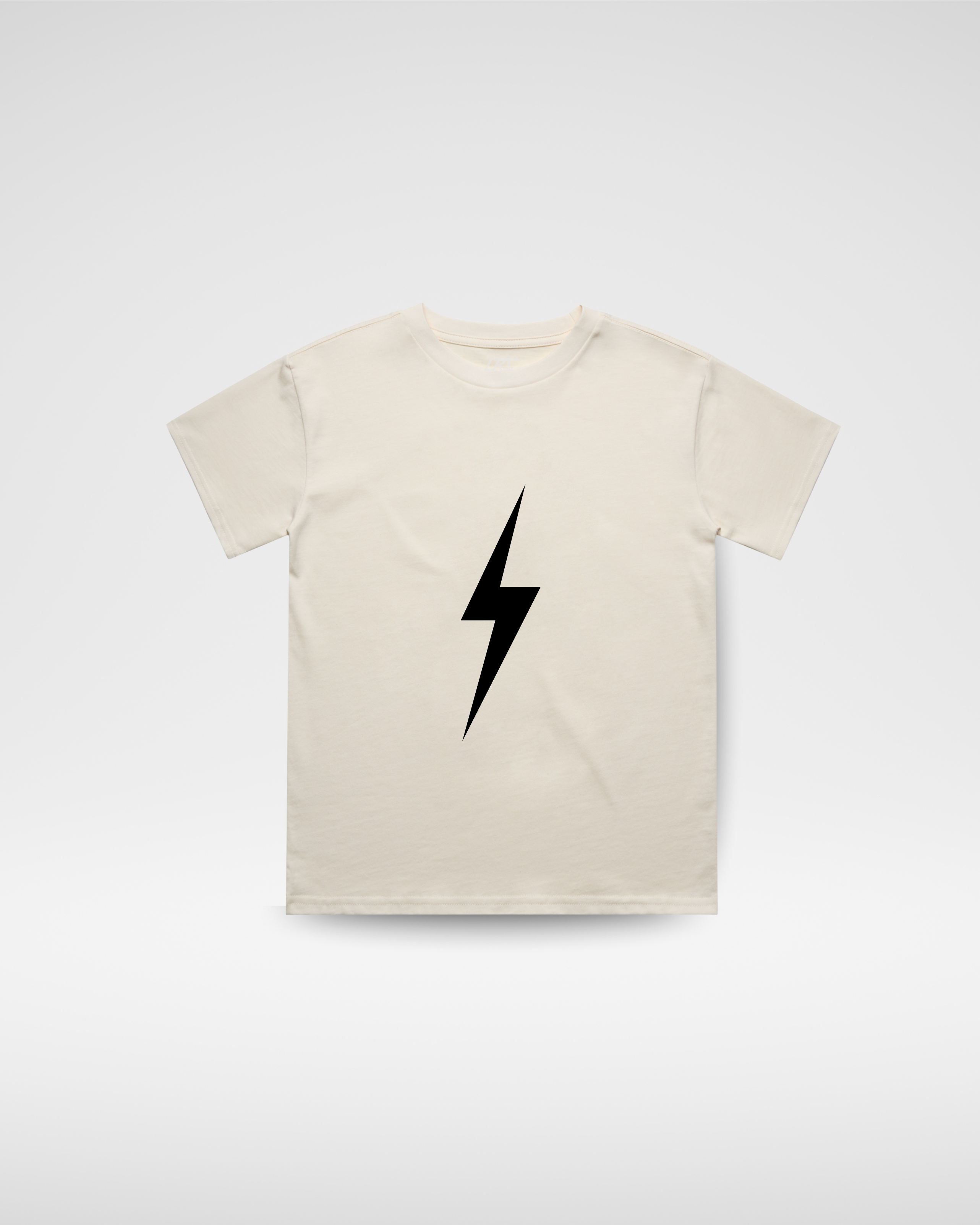 BLACK BOLT TEE - CREAM
