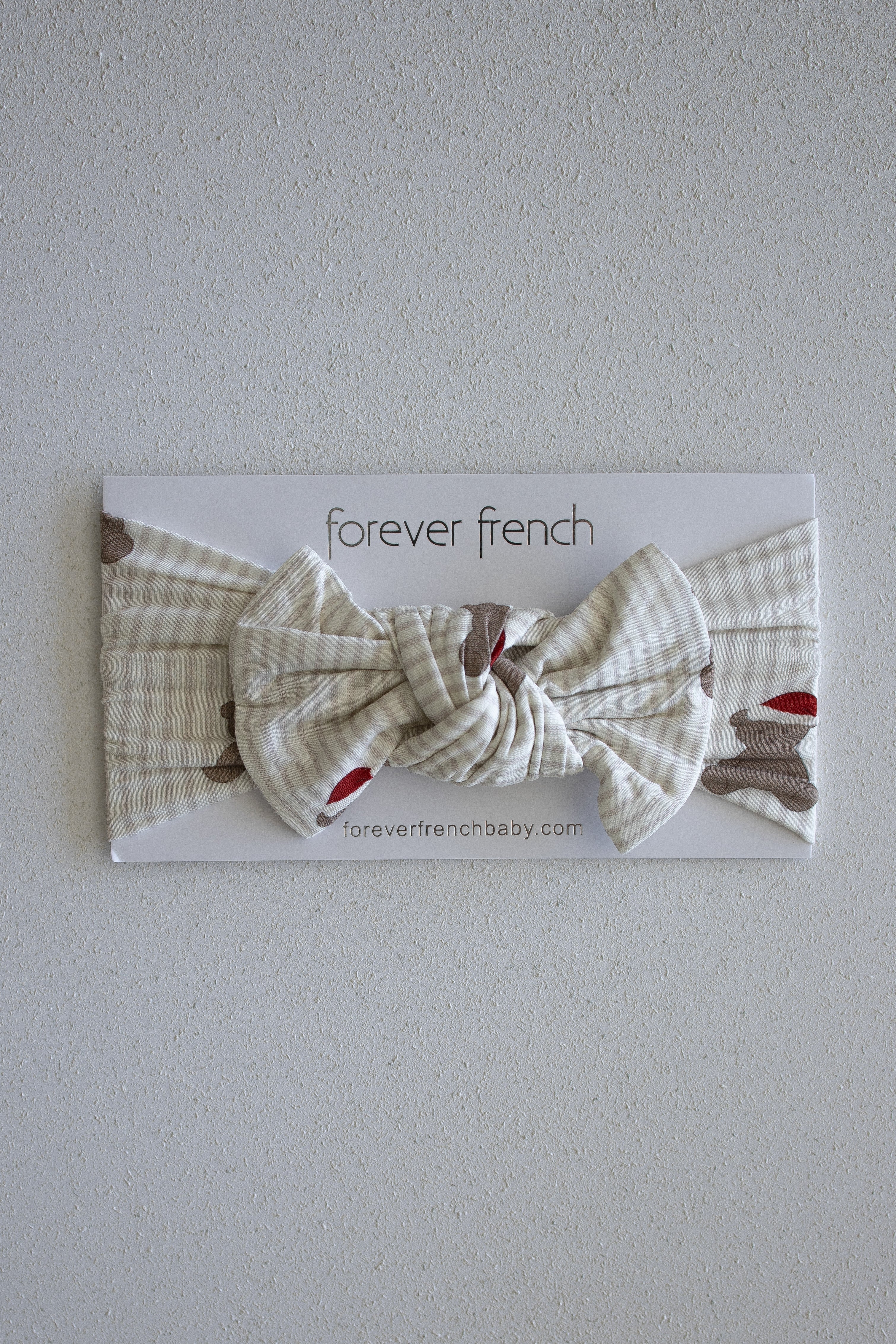Bamboo Head Wrap | Santa Teddy