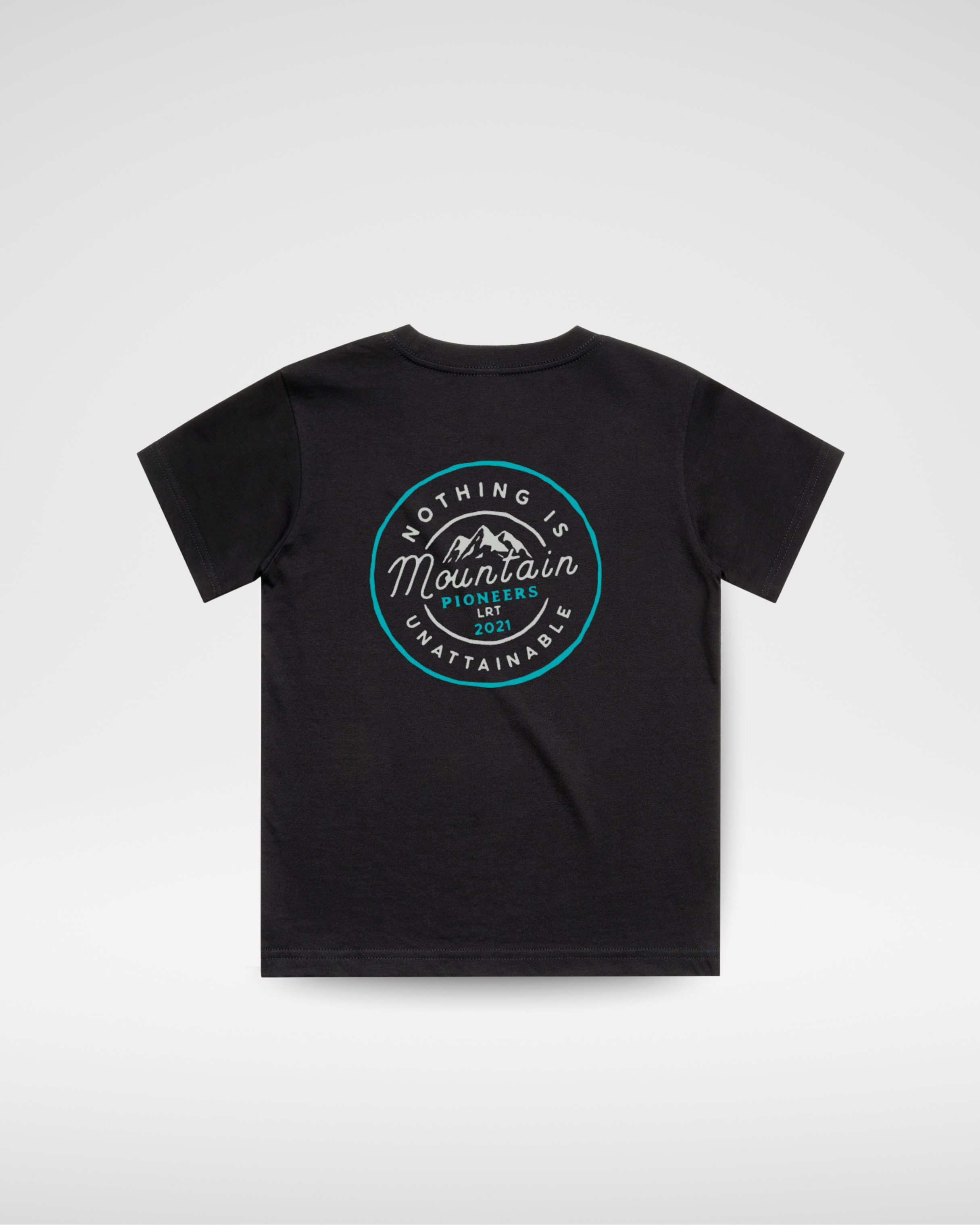 NOTHING IS UNATTAINABLE TEE - SHORT SLEEVED BLACK