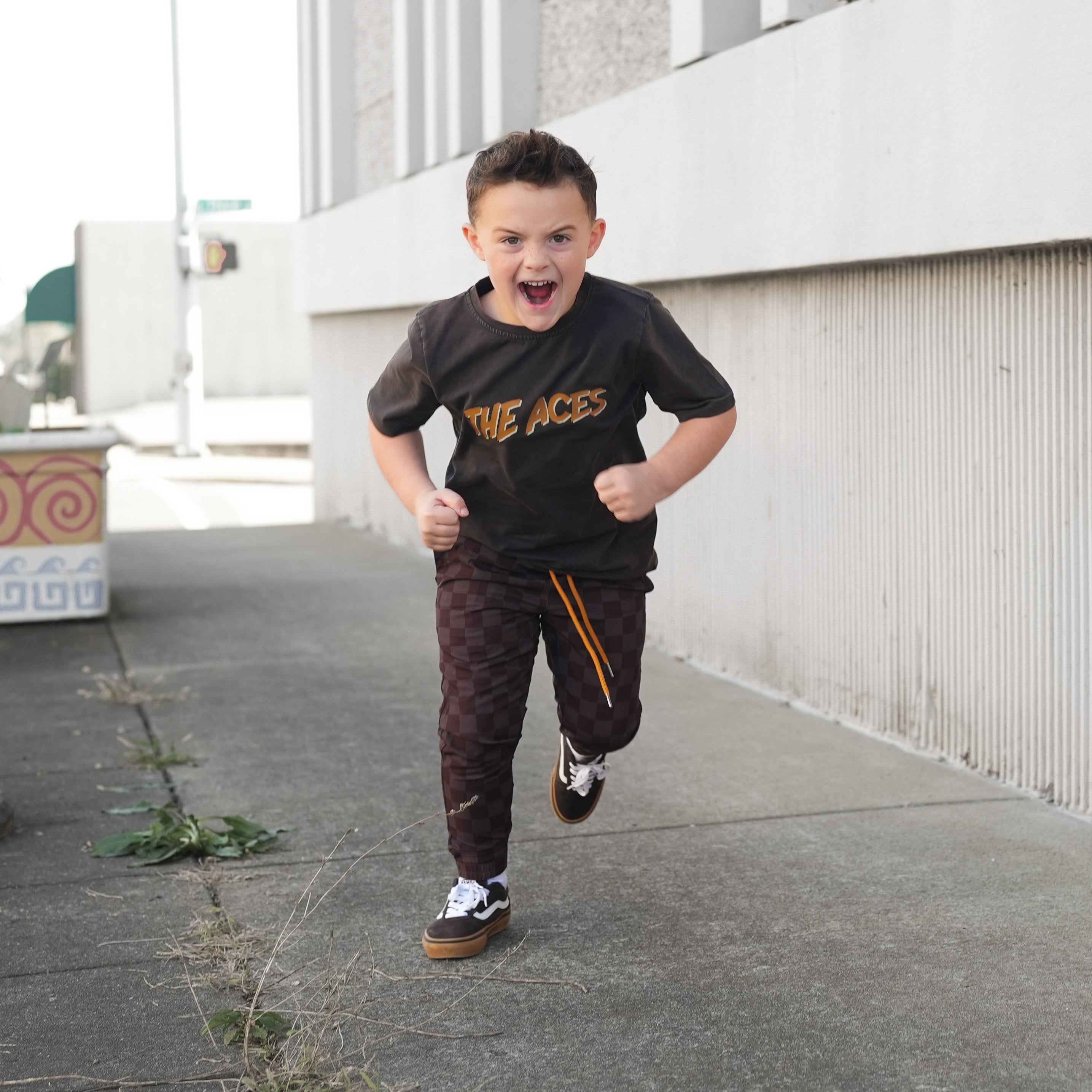 Vintage-inspired The Limited Edition Aces Tee for boys, eco-friendly and durable Little Rad Things