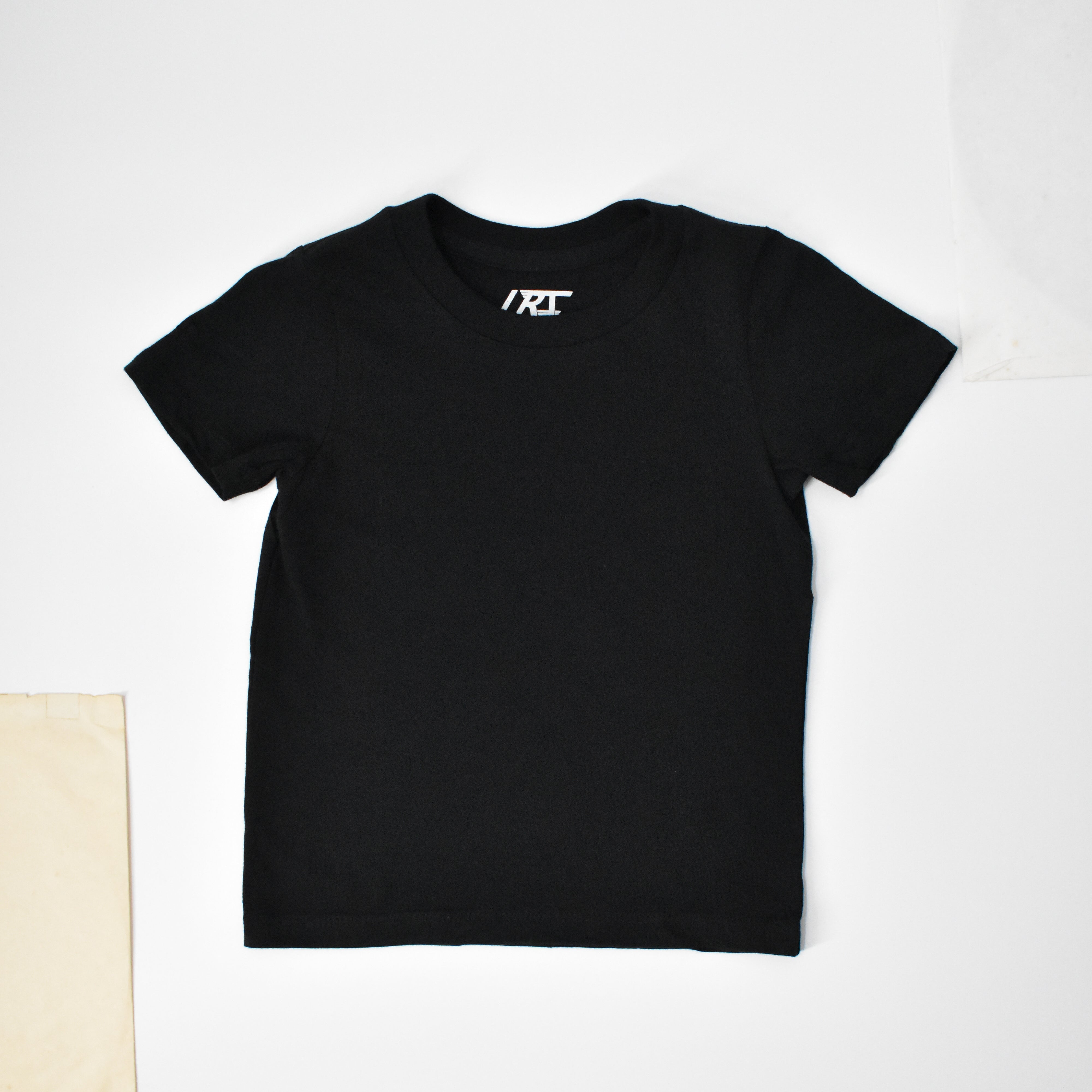 RAD NEUTRALS 100% ORGANIC COTTON TEE - BLACK Little Rad Things, LRT, Modern and Young Trendy Clothes for Kids