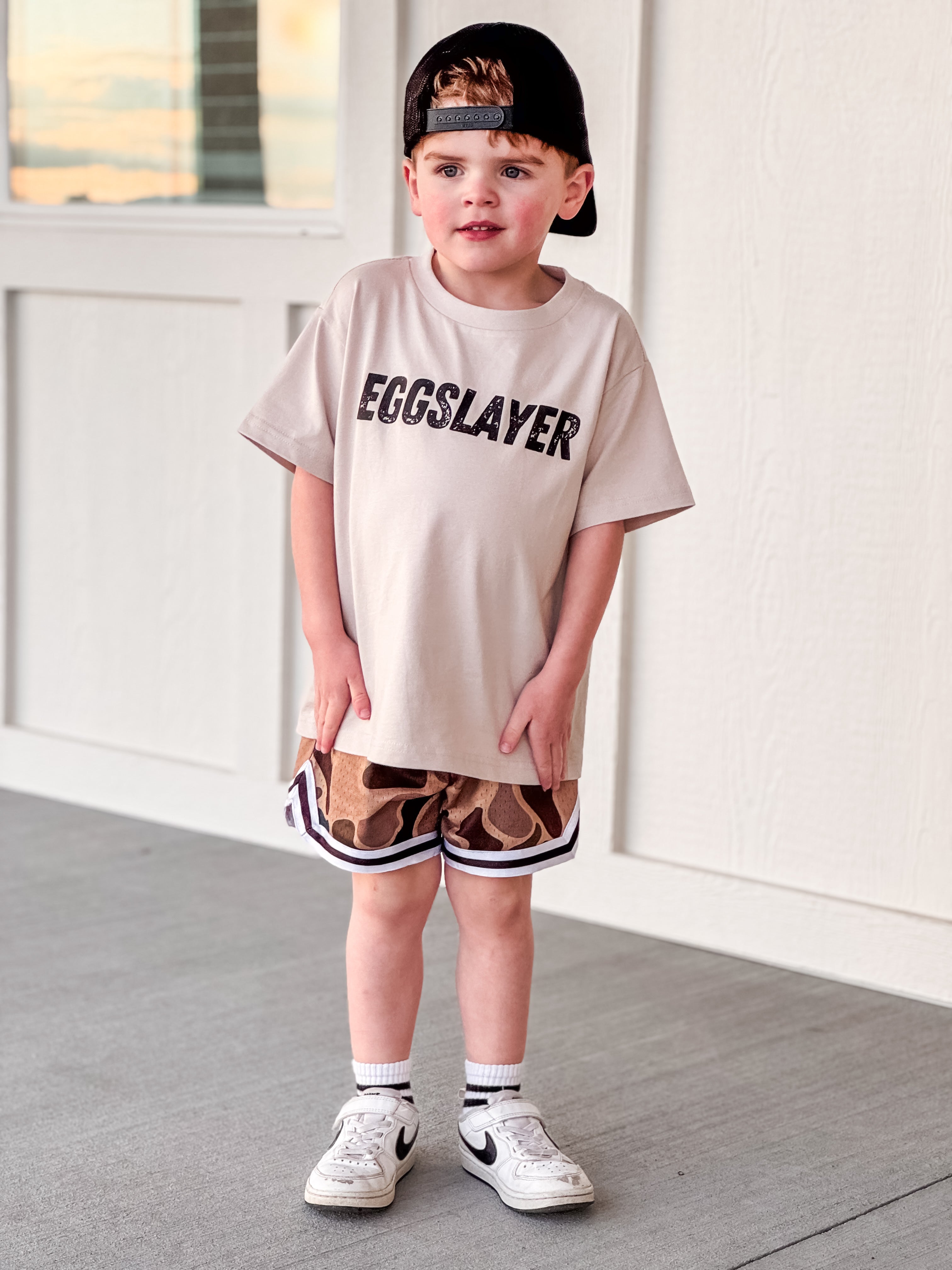 THE EGGSLAYER TEE - VINTAGE CREAM