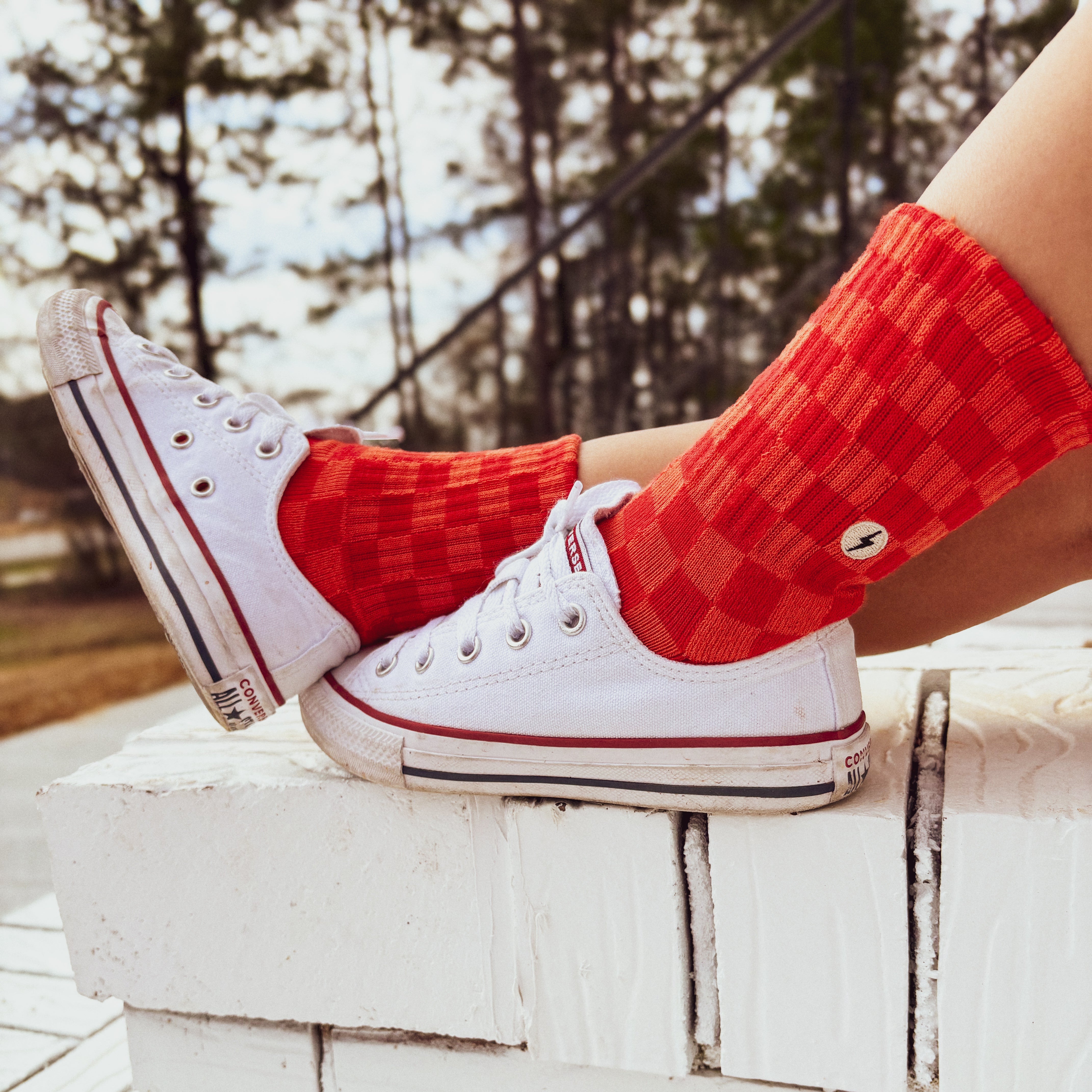 Little Rad Things Retrograde Socks. Modern apparel for rad kids. Trendy Clothing.