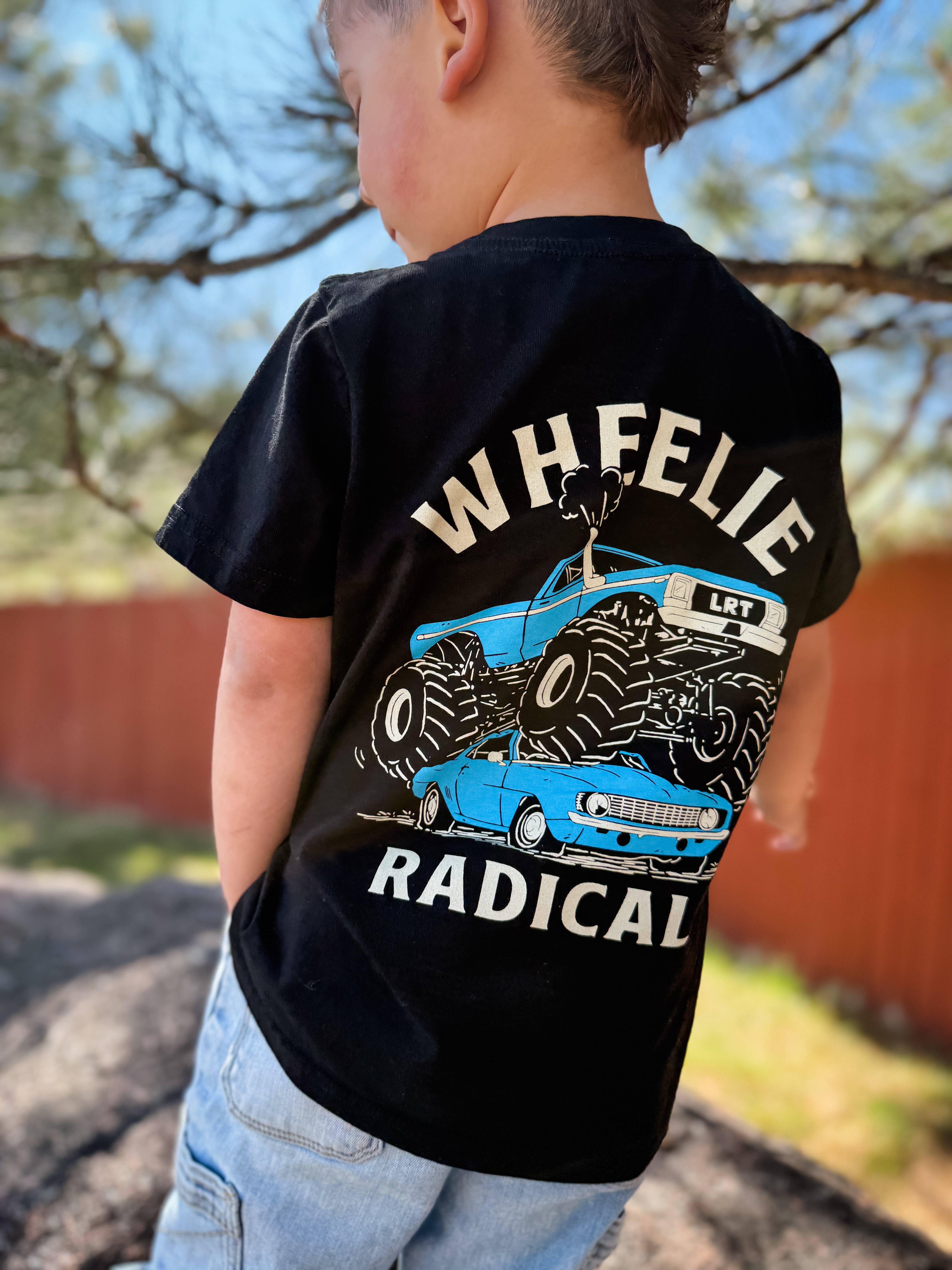 WHEELIE RADICAL TEE - BLUE EDITION