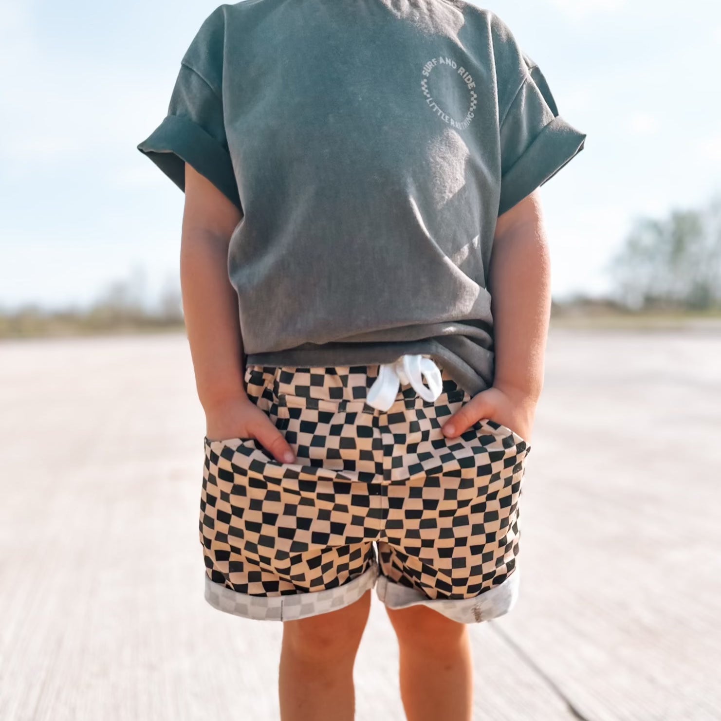 Toddler Boys Shorts Check Ya Later Shorts Little Rad Things