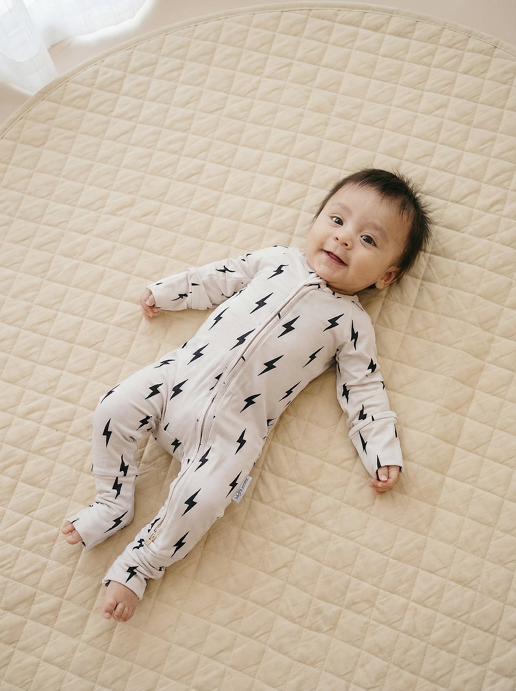 Bamboo Zip Romper | Little Bolt