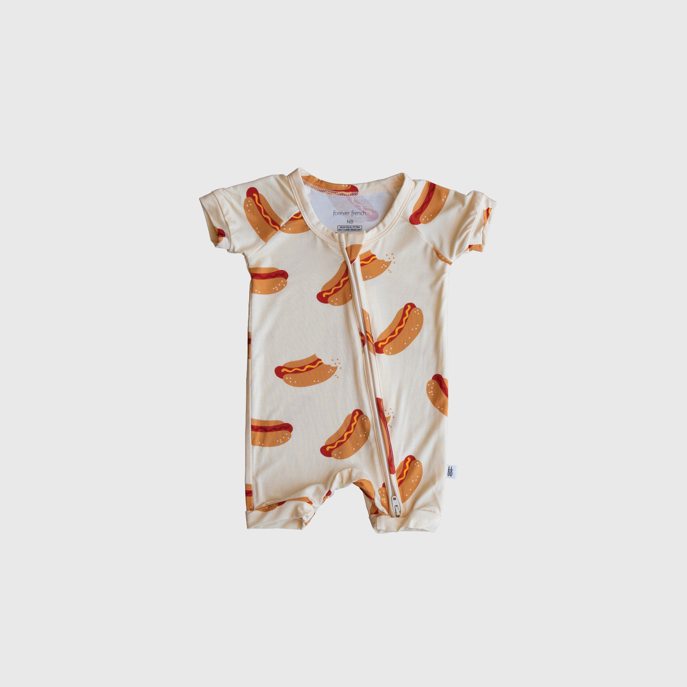 Shortie Bamboo Zip | Hot Dogs