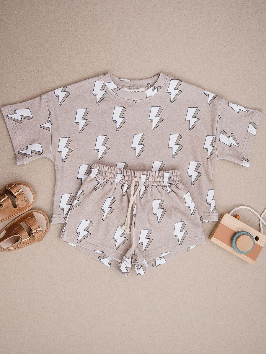 Shorts Set | Electric Beige