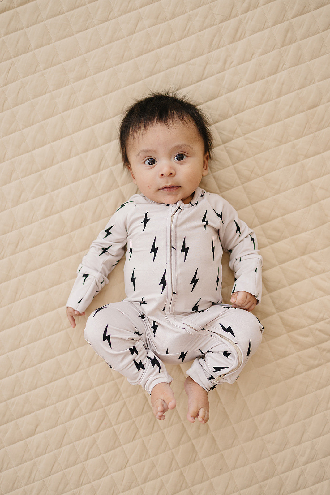 Bamboo Zip Romper | Little Bolt