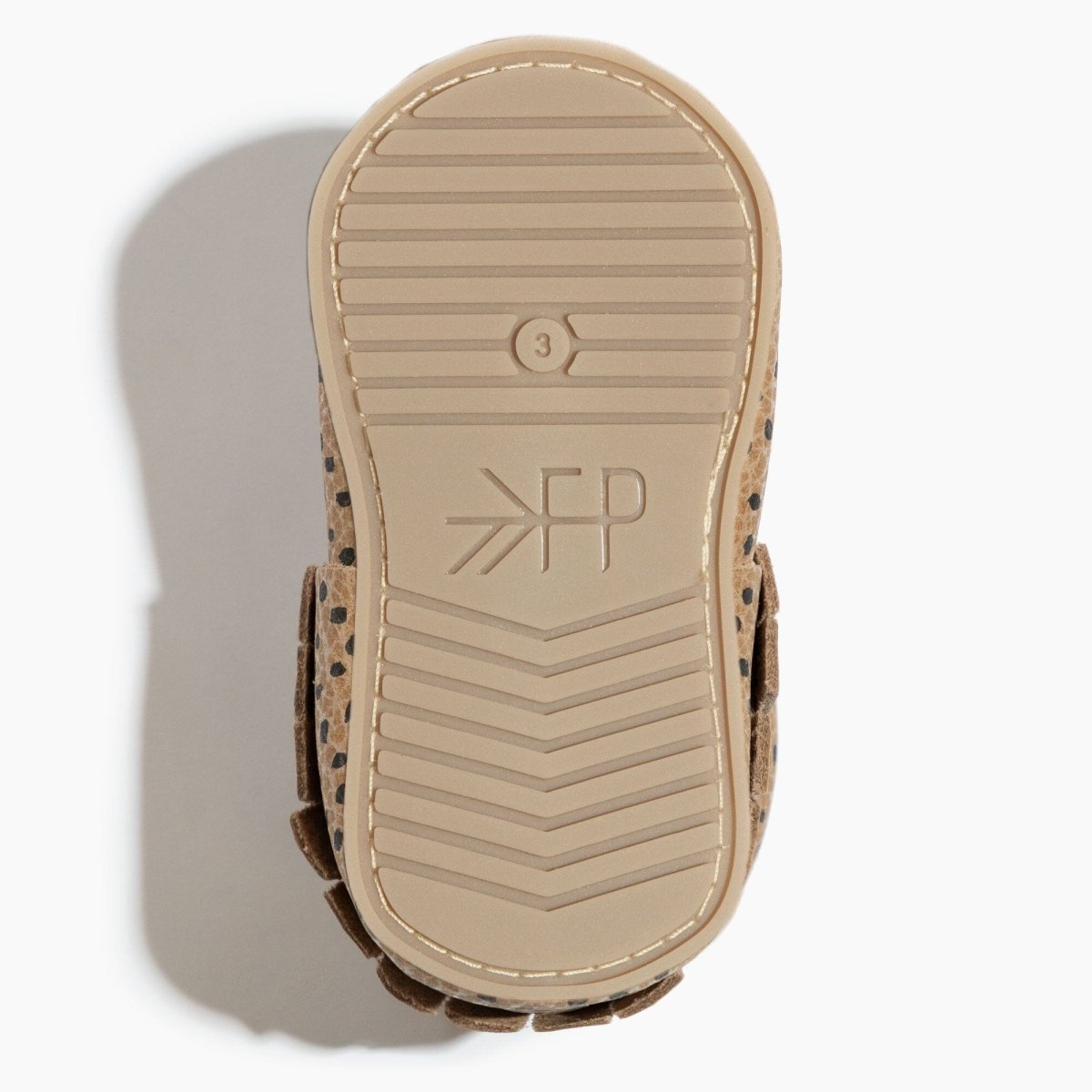 Almond Speckles Moccasin Baby Shoe - LITTLE RAD THINGS