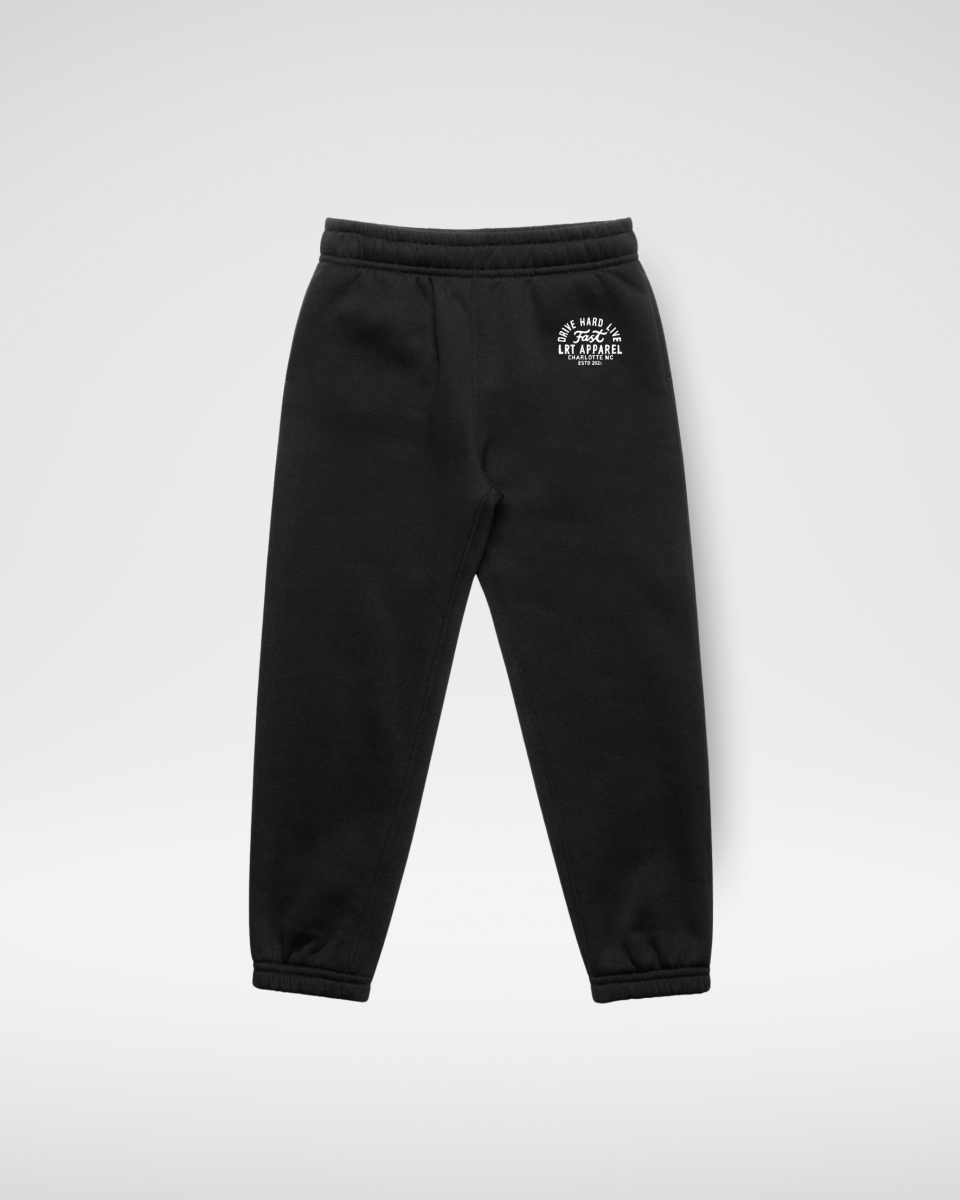 APEX TRACK PANT - BLACK - LITTLE RAD THINGS