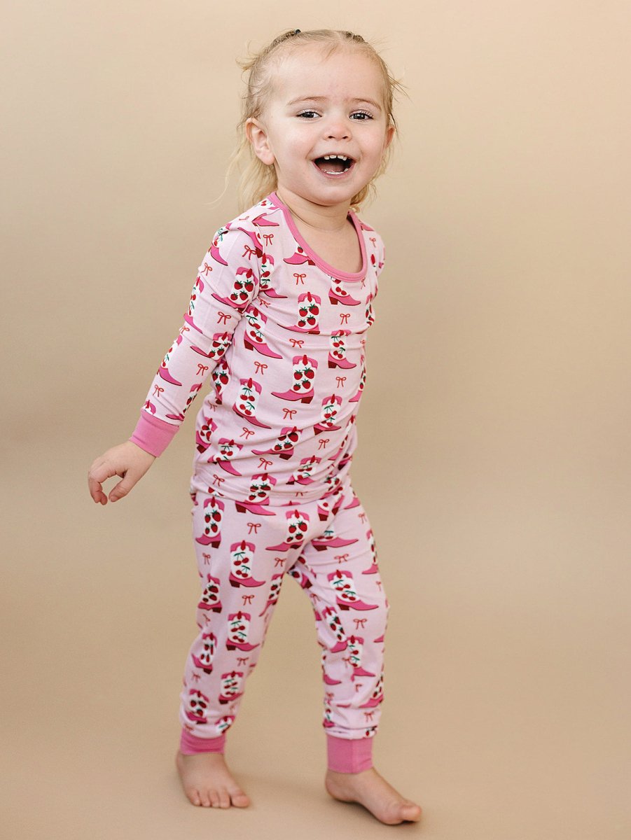 Bamboo Two Piece Set | Bootsberry Cowgirl - LITTLE RAD THINGS