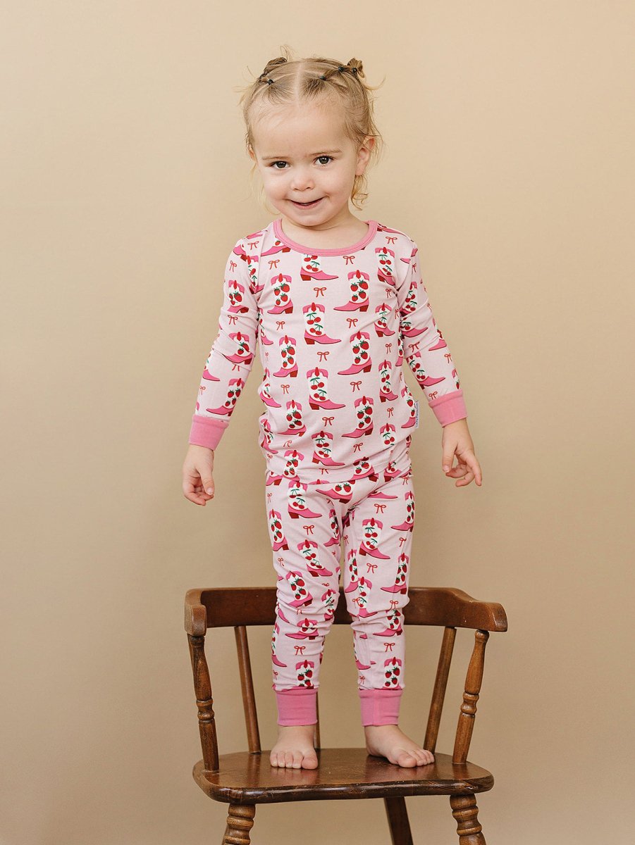 Bamboo Two Piece Set | Bootsberry Cowgirl - LITTLE RAD THINGS