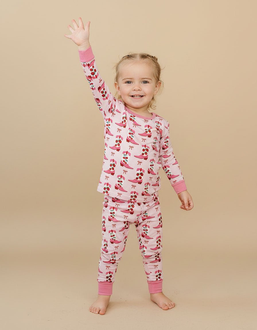 Bamboo Two Piece Set | Bootsberry Cowgirl - LITTLE RAD THINGS