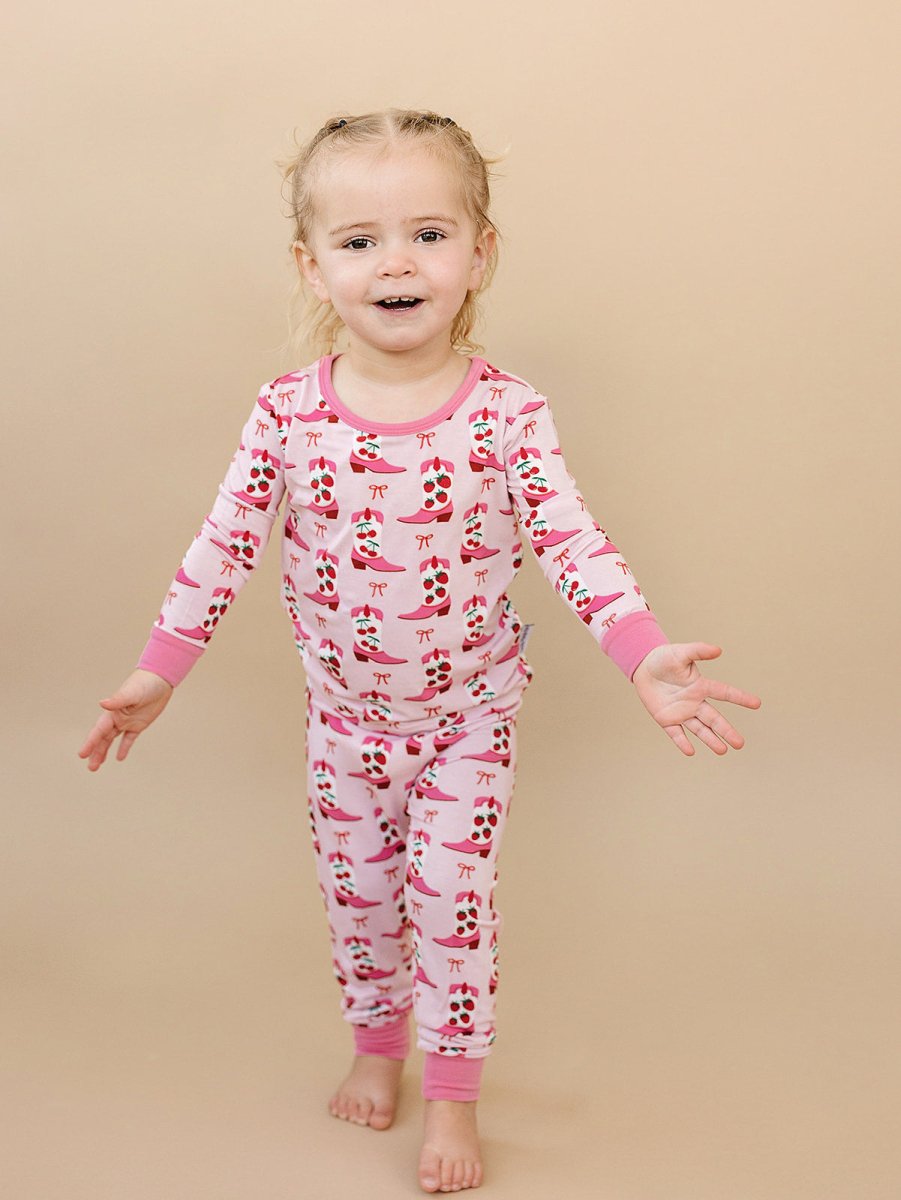 Bamboo Two Piece Set | Bootsberry Cowgirl - LITTLE RAD THINGS
