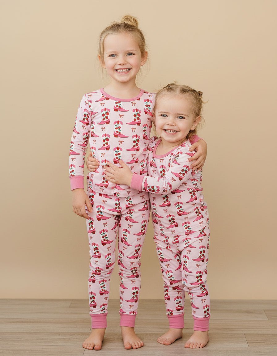 Bamboo Two Piece Set | Bootsberry Cowgirl - LITTLE RAD THINGS