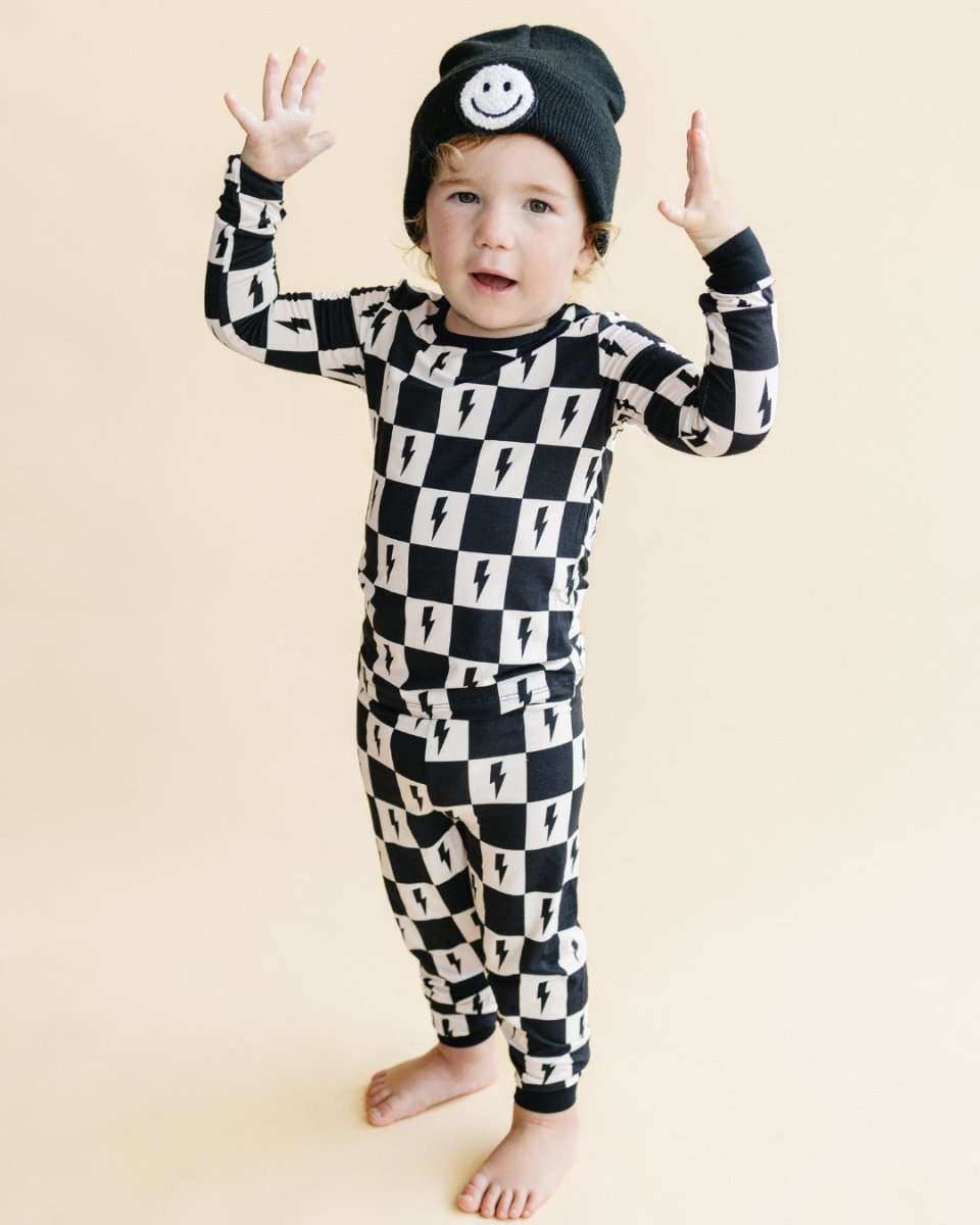 Bamboo Two Piece Set | Checks & Bolts - LITTLE RAD THINGS