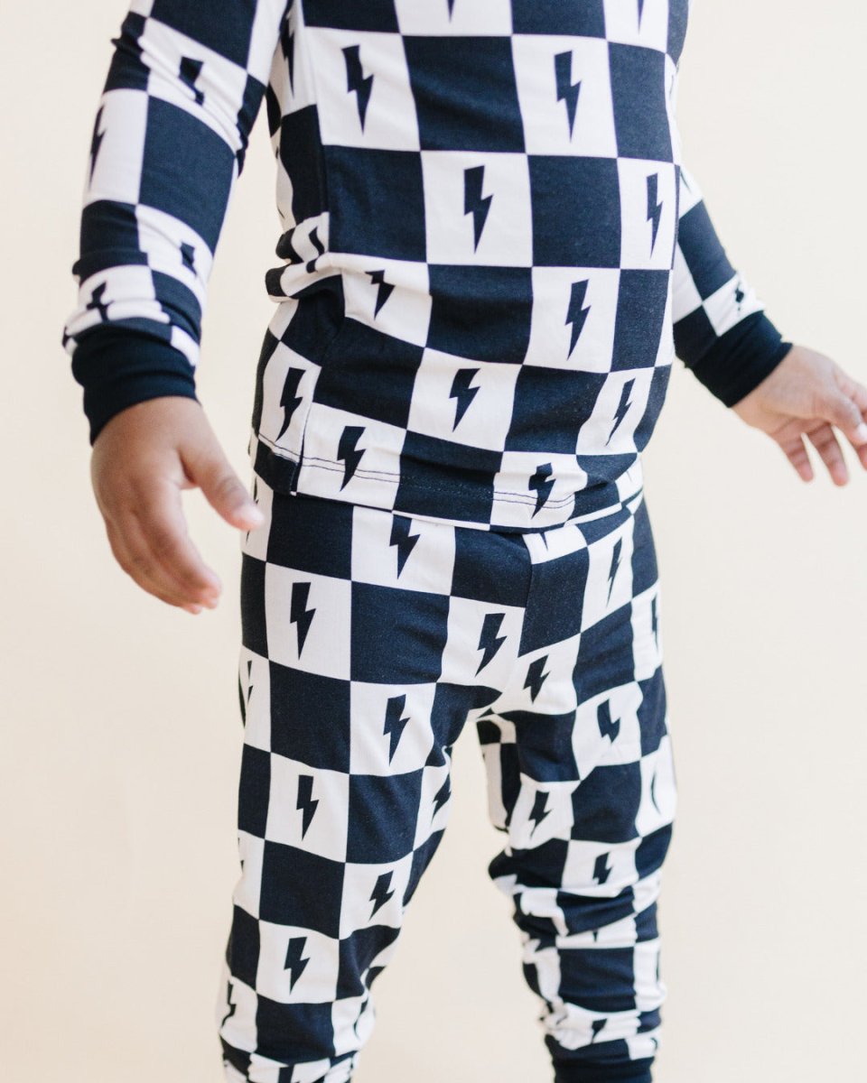 Bamboo Two Piece Set | Checks & Bolts - LITTLE RAD THINGS