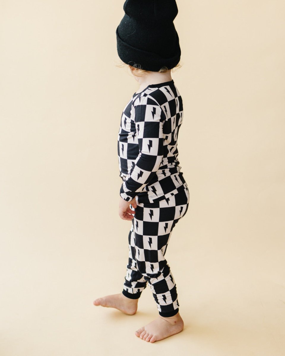 Bamboo Two Piece Set | Checks & Bolts - LITTLE RAD THINGS