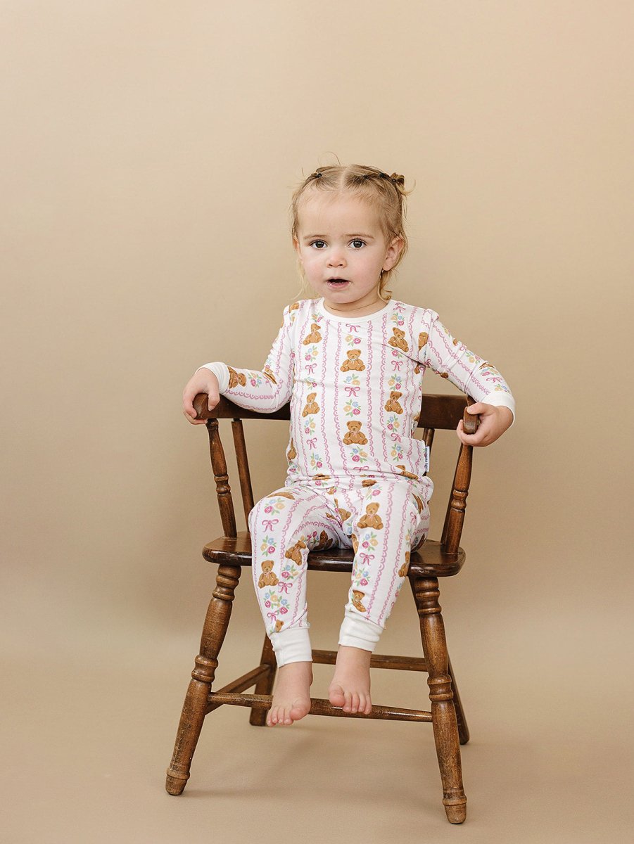 Bamboo Two Piece Set | Honey Bear - LITTLE RAD THINGS