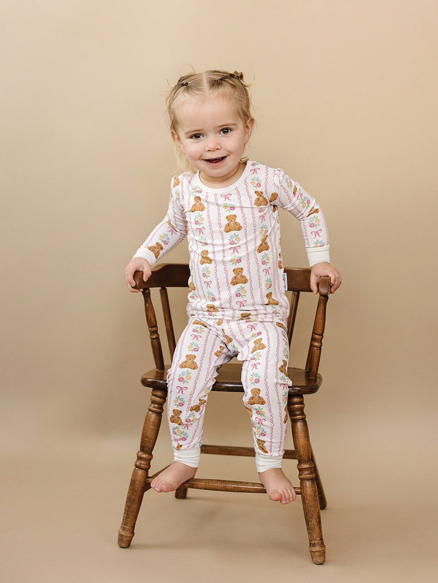 Bamboo Two Piece Set | Honey Bear - LITTLE RAD THINGS
