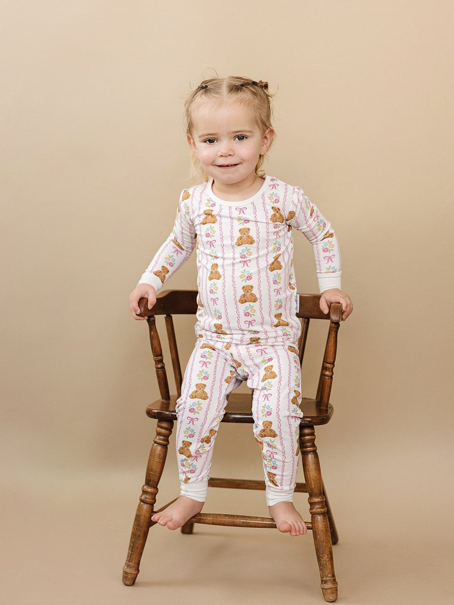 Bamboo Two Piece Set | Honey Bear - LITTLE RAD THINGS