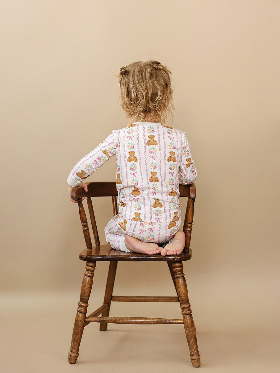 Bamboo Two Piece Set | Honey Bear - LITTLE RAD THINGS