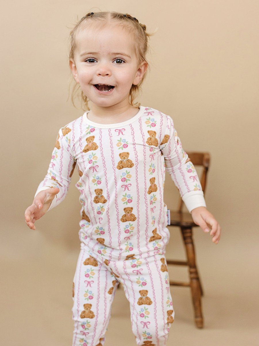 Bamboo Two Piece Set | Honey Bear - LITTLE RAD THINGS