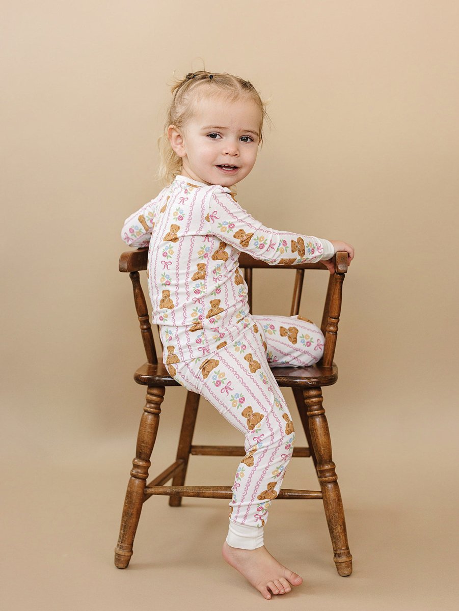 Bamboo Two Piece Set | Honey Bear - LITTLE RAD THINGS