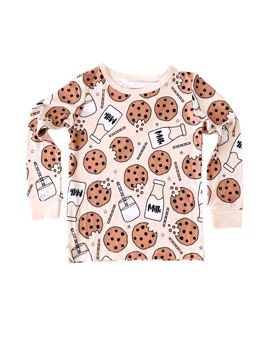 Bamboo Two Piece Set | Milk & Cookies - LITTLE RAD THINGS