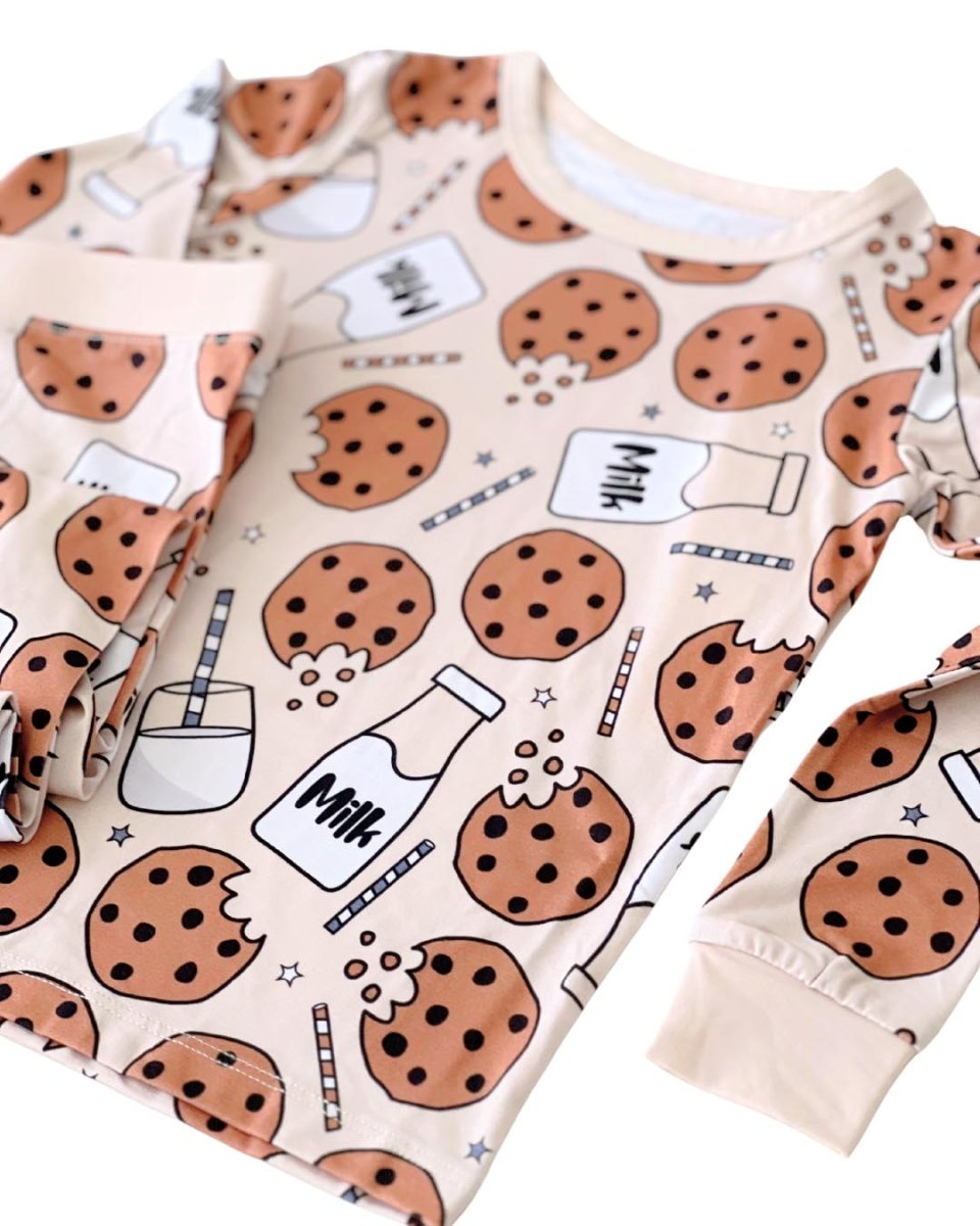 Bamboo Two Piece Set | Milk & Cookies - LITTLE RAD THINGS