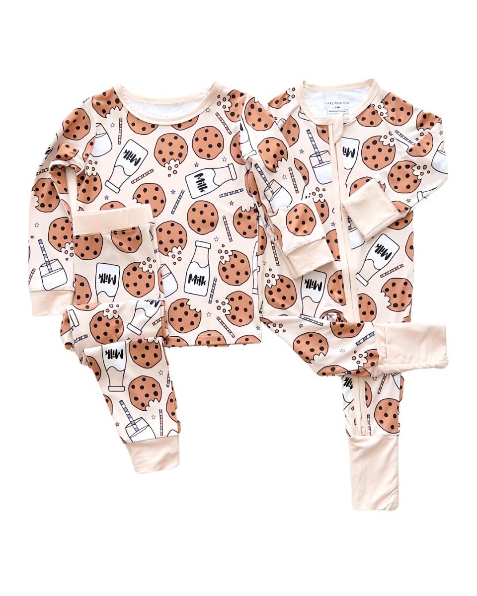 Bamboo Two Piece Set | Milk & Cookies - LITTLE RAD THINGS