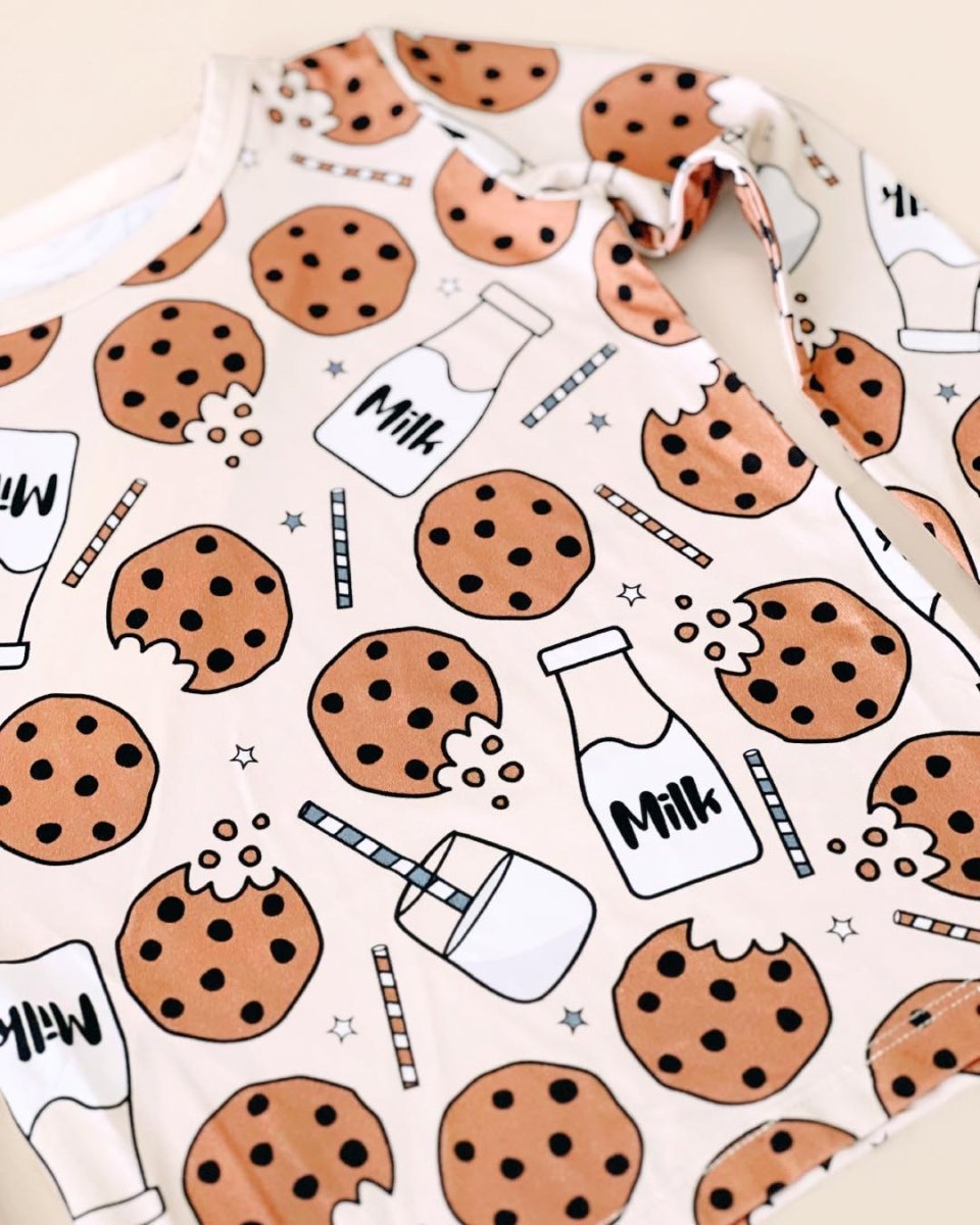 Bamboo Two Piece Set | Milk & Cookies - LITTLE RAD THINGS