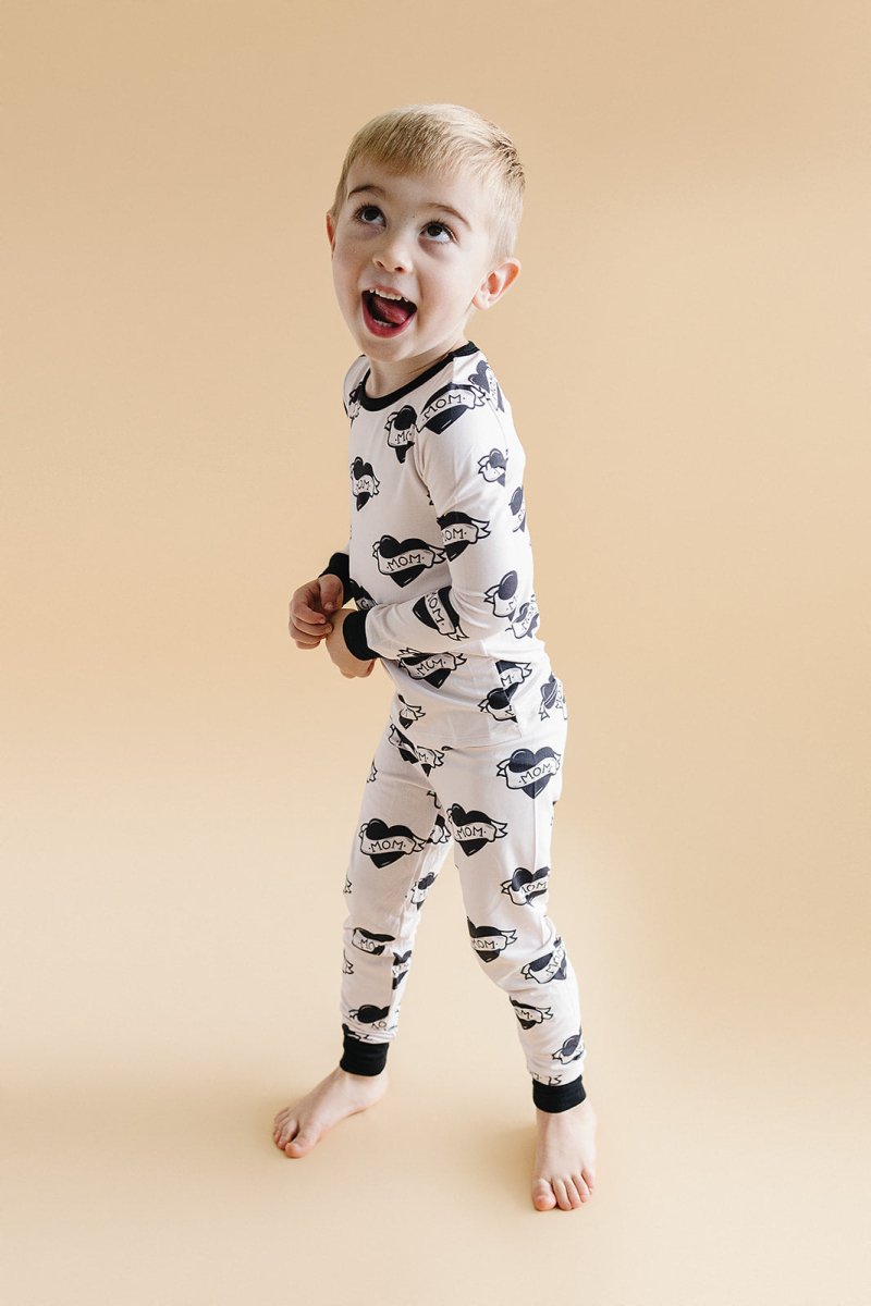 Bamboo Two Piece Set | Mom Tattoo - LITTLE RAD THINGS