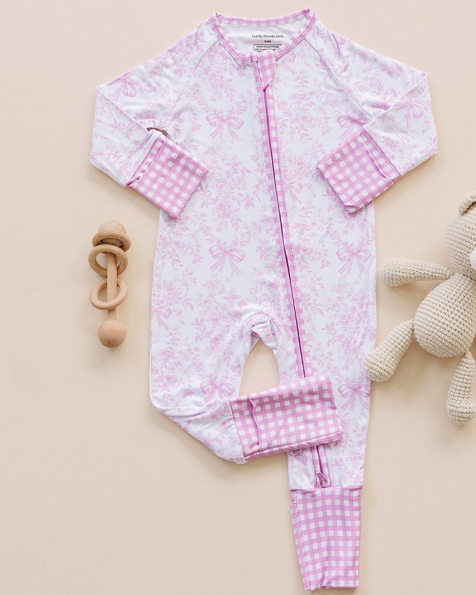 Bamboo Zip Romper | Petal Whimsy - LITTLE RAD THINGS