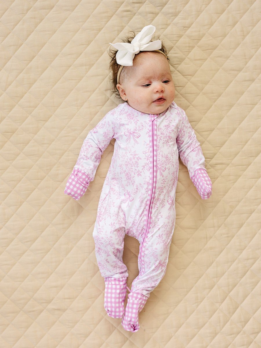 Bamboo Zip Romper | Petal Whimsy - LITTLE RAD THINGS