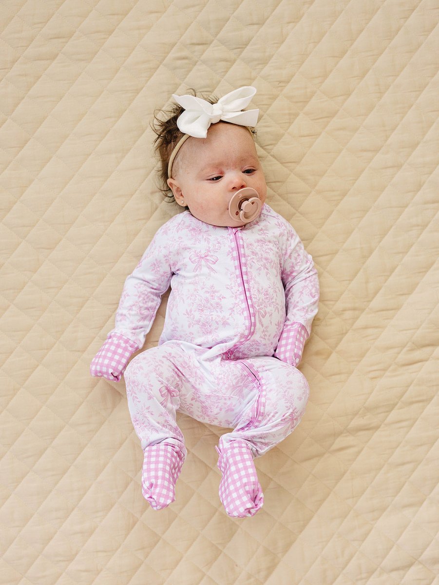 Bamboo Zip Romper | Petal Whimsy - LITTLE RAD THINGS