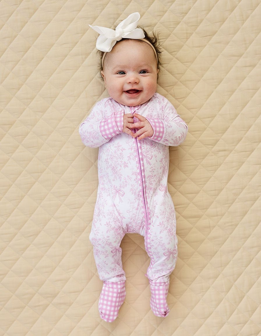 Bamboo Zip Romper | Petal Whimsy - LITTLE RAD THINGS