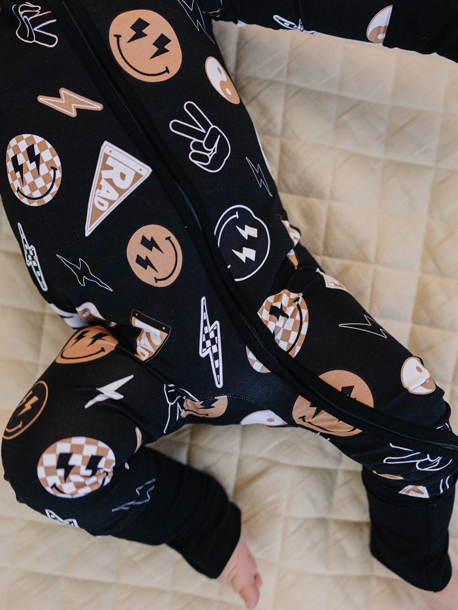 Bamboo Zip Romper | Rad Vibes - LITTLE RAD THINGS