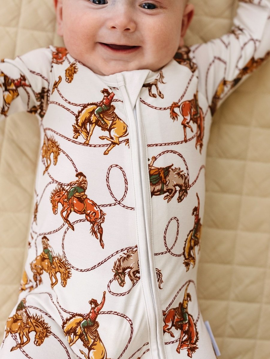 Bamboo Zip Romper | Rodeo Club - LITTLE RAD THINGS
