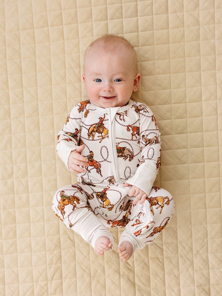 Bamboo Zip Romper | Rodeo Club - LITTLE RAD THINGS