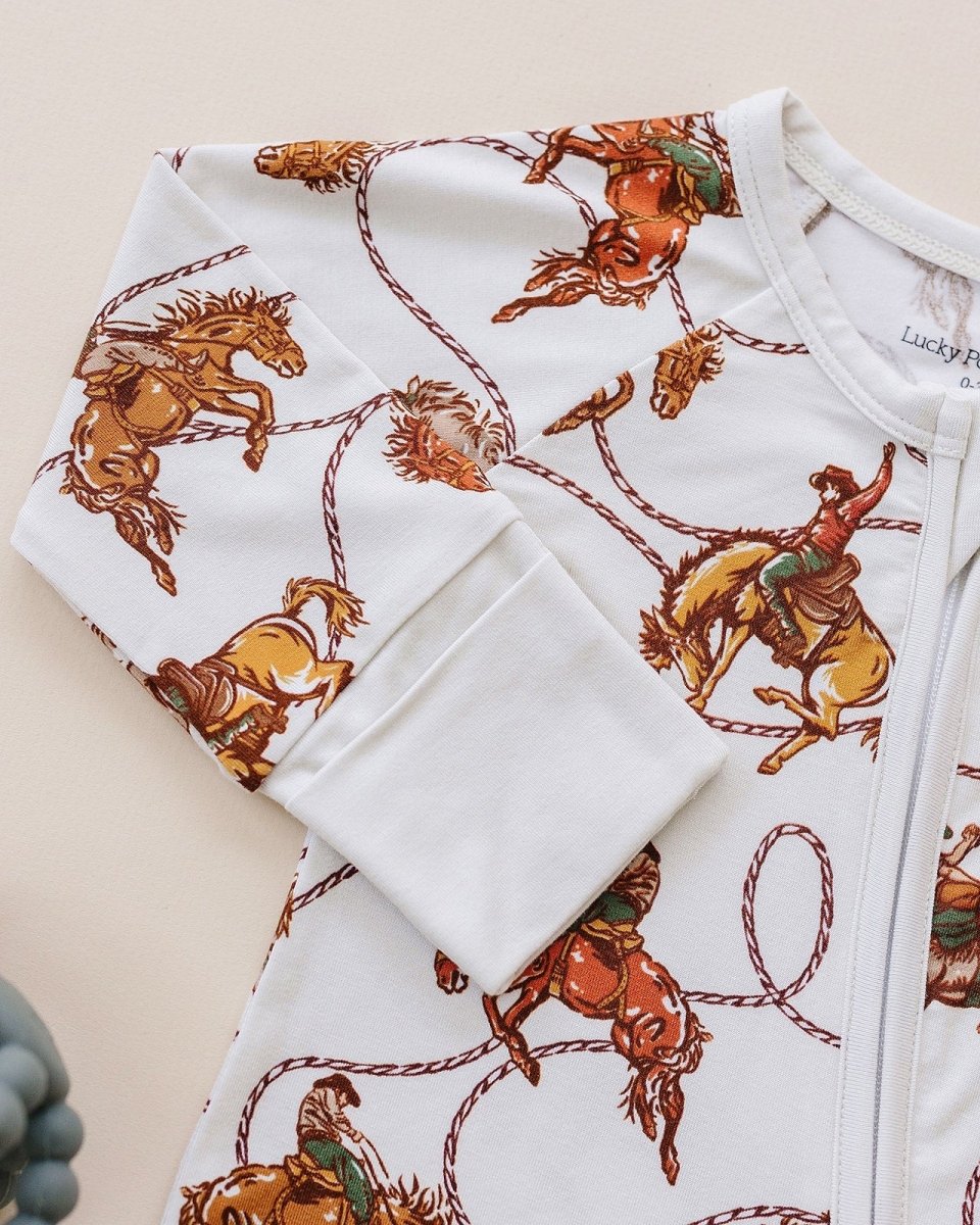 Bamboo Zip Romper | Rodeo Club - LITTLE RAD THINGS