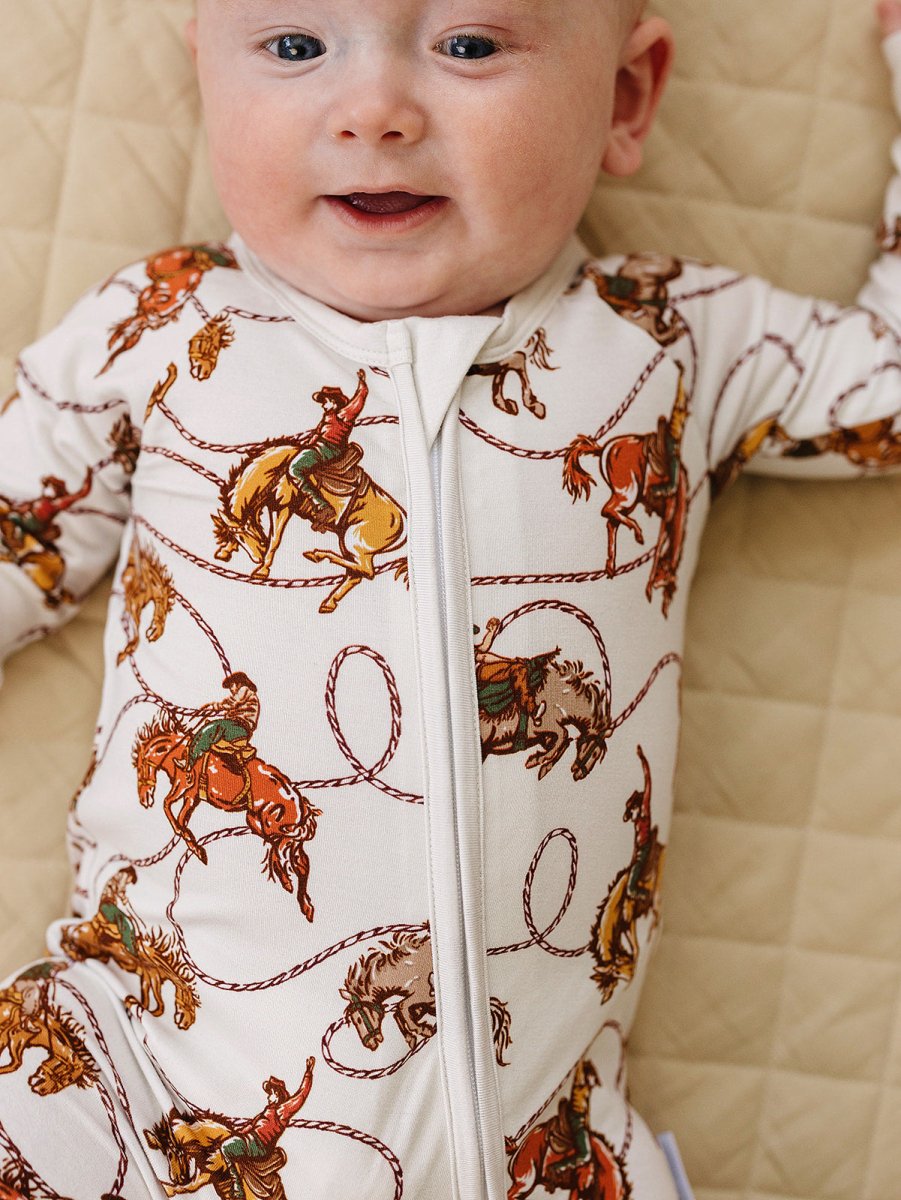 Bamboo Zip Romper | Rodeo Club - LITTLE RAD THINGS