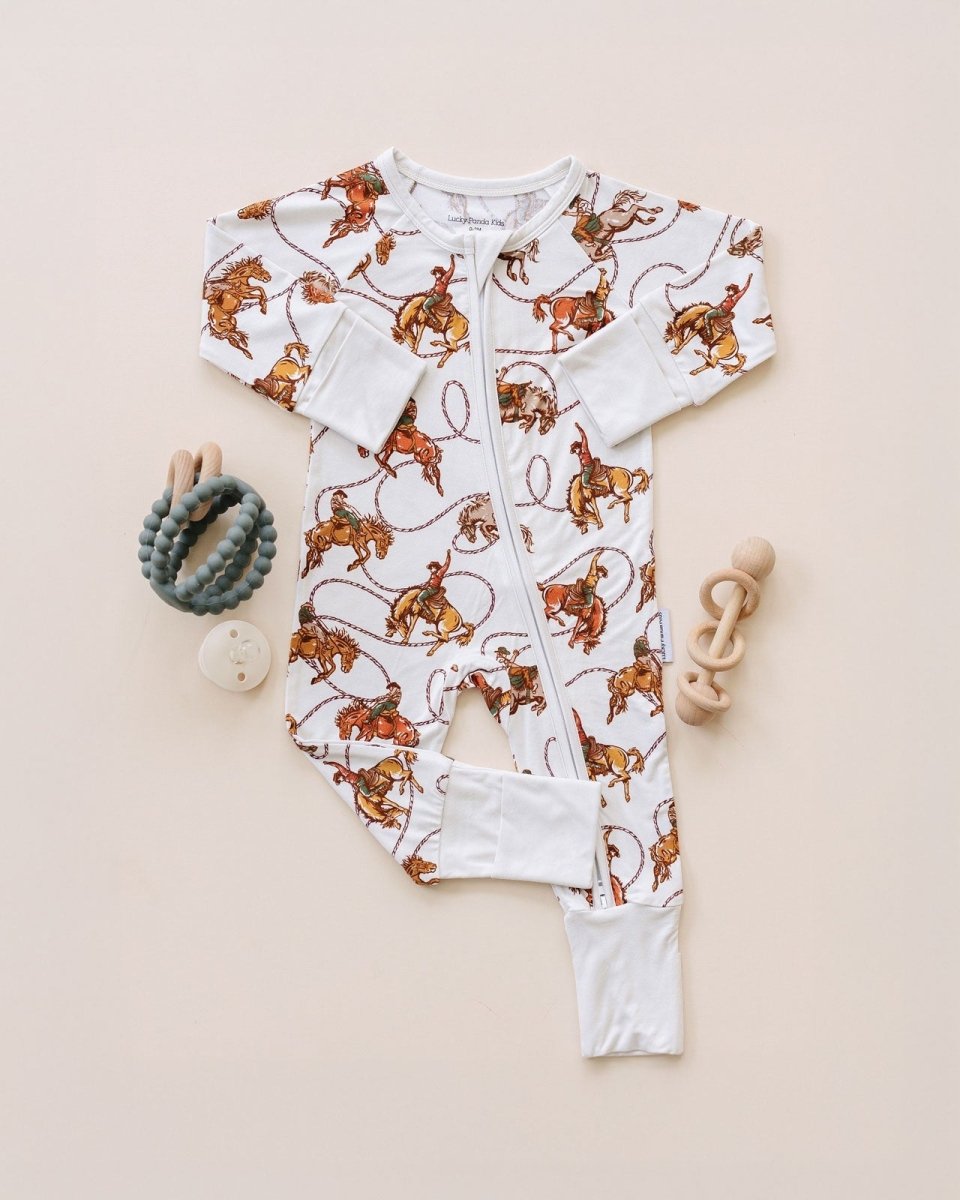 Bamboo Zip Romper | Rodeo Club - LITTLE RAD THINGS